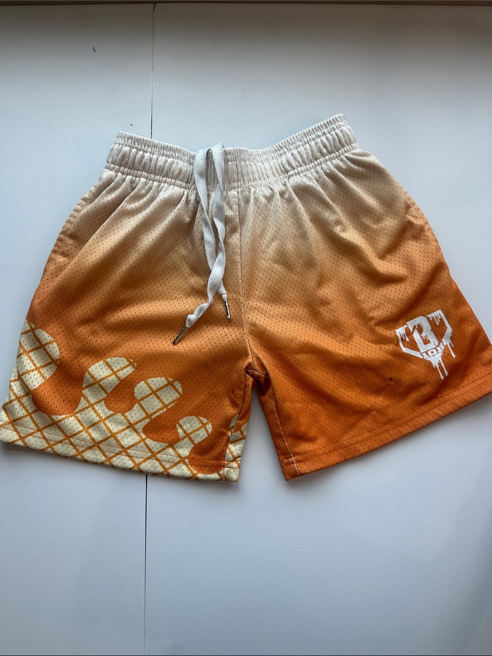 Baseball Lifestyle 101 Ice Cream Shorts- youth size small